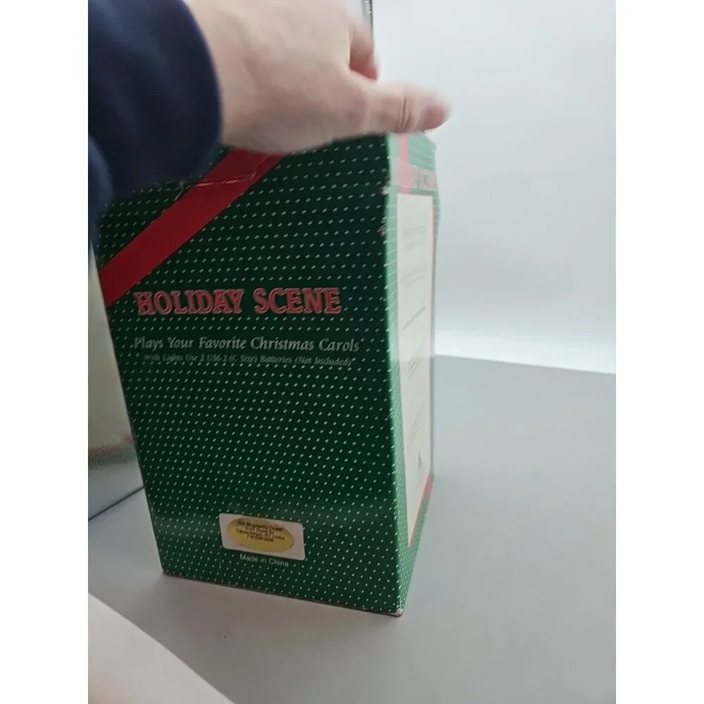 Animated Musical Mrs. Claus Making Cookies Holiday Scene‎ 1992 Not Working